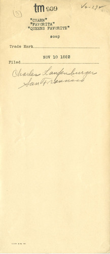 Old Series Trademark No. 0909