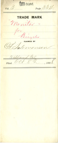 Old Series Trademark No. 3281