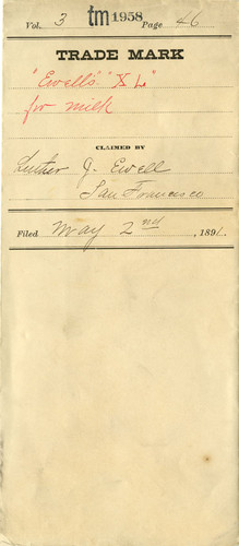 Old Series Trademark No. 1958