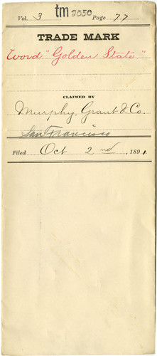 Old Series Trademark No. 2050