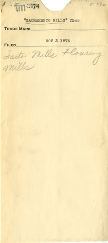 Old Series Trademark No. 0374