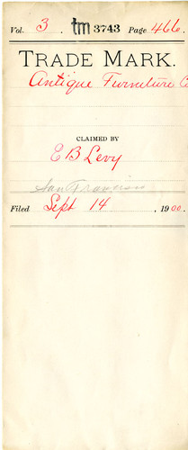 Old Series Trademark No. 3743