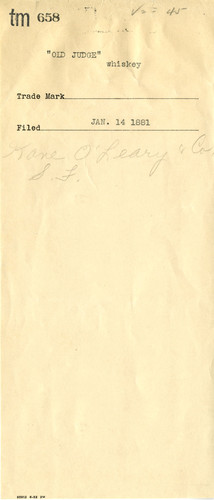 Old Series Trademark No. 0658