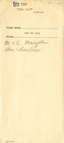 Old Series Trademark No. 0781