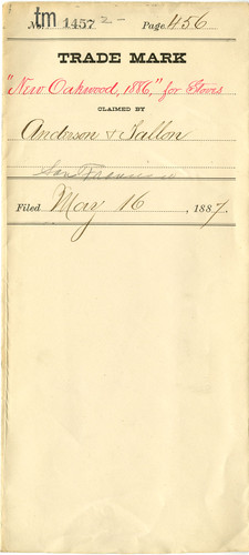 Old Series Trademark No. 1457a