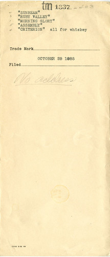 Old Series Trademark No. 1337