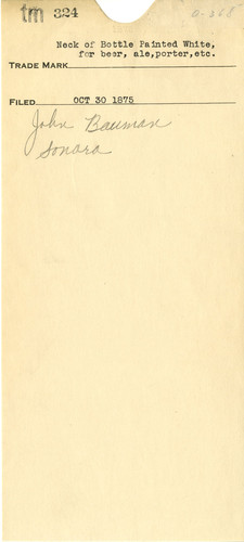 Old Series Trademark No. 0324