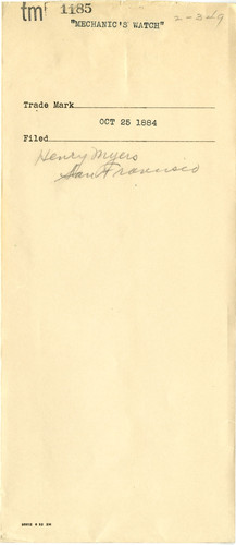 Old Series Trademark No. 1185