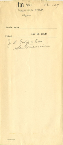 Old Series Trademark No. 0847