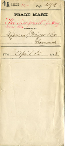 Old Series Trademark No. 1602