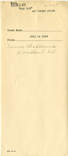 Old Series Trademark No. 1149