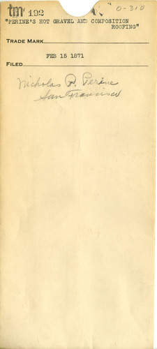 Old Series Trademark No. 0192