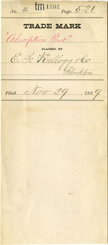 Old Series Trademark No. 1781