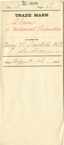 Old Series Trademark No. 2016