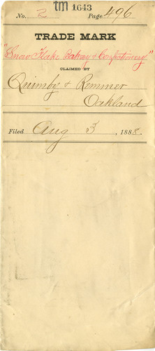 Old Series Trademark No. 1643