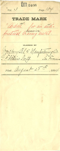 Old Series Trademark No. 2466