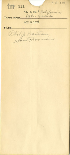 Old Series Trademark No. 0211