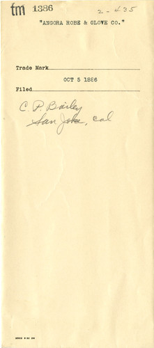 Old Series Trademark No. 1386