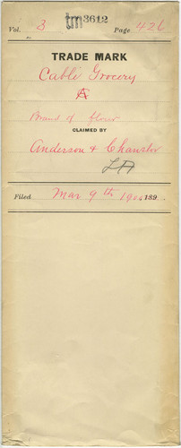 Old Series Trademark No. 3612