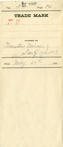 Old Series Trademark No. 1967