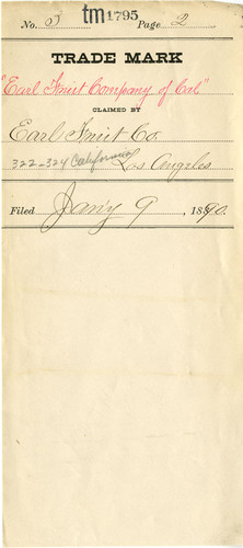 Old Series Trademark No. 1795