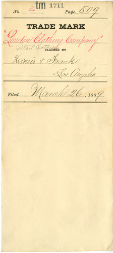 Old Series Trademark No. 1711