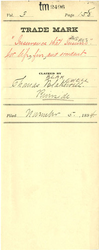 Old Series Trademark No. 2496