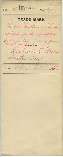 Old Series Trademark No. 3582