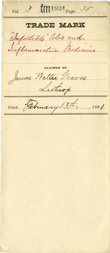 Old Series Trademark No. 1924