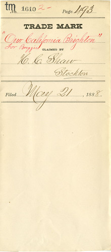 Old Series Trademark No. 1610