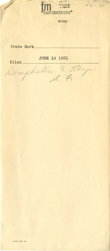 Old Series Trademark No. 0722