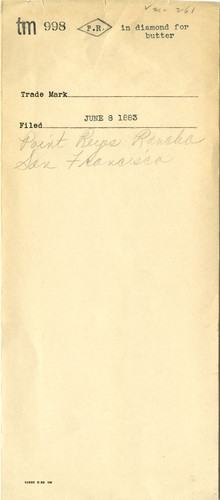 Old Series Trademark No. 0998