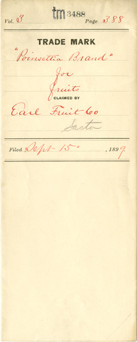 Old Series Trademark No. 3488