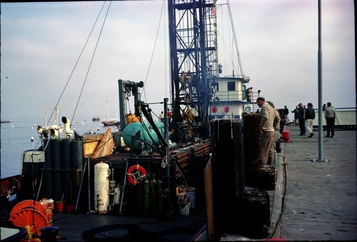 The M/V Eureka at dock