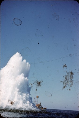 Underwater water explosion, Gaviota