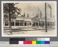 Red River Lumber Company, Westwood, California. Westwood Club. Contains lunch and dining room, soda fountain, reading tables, news stand, 29 pool tables and two bowling alleys