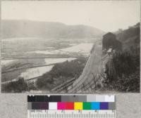 Pond at Greenwood. Goodyear Redwood Company. Elk, California. D. Bruce - 1923