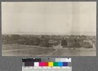 View of Berkeley and Golden Gate taken from Hilgard Hall