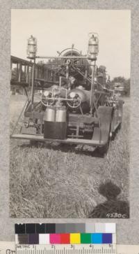 Elk Grove chemical outfit now stationed at the outlying town of __________ [sic--Franklin, Calif.?]. Metcalf. 1928