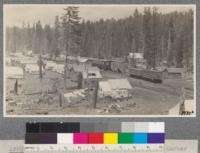 One of the camps of the McCloud River Lumber Company, near Mt. Shasta, California