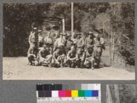 Forestry Club hike, up Lagunitas Creek, Spring, 1920