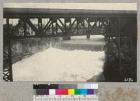 The falls of Spokane River at Spokane. A fine source of power. 1937. Metcalf