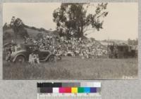 One of the High School demonstrations in Sonoma County, 1930