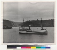 Steamer "Fort Bragg" at Mendocino, California