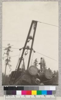 4.3241. Boom of Electric skidder - Willamette - Sugar Pine Company, 1923