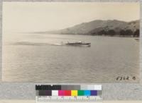 View from the end of the pier at Lucerne along the east shore of Clear Lake. University property is located seven miles down the lake from this point