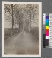 A communal road in south western France