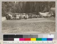 Tulare Agricultural Clubs ready to leave Nelson's Flat for home. July 1926