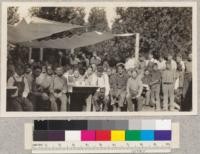 Kern County Grammar School 4-H Club camp, Whitaker's Forest. 1929