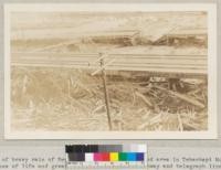 Results of heavy rain of September 1932 on over-grazed area in Tehachapi Mountains. Large loss of life and great damage to railroad, highway and telegraph lines along Caliente Creek. Metcalf